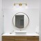 Designers Fountain Summer Jazz 24 in. 3-Light Brushed Gold Vanity Light with Clear Glass Shades for Bathrooms D310M-3B-BG - alternate 3
